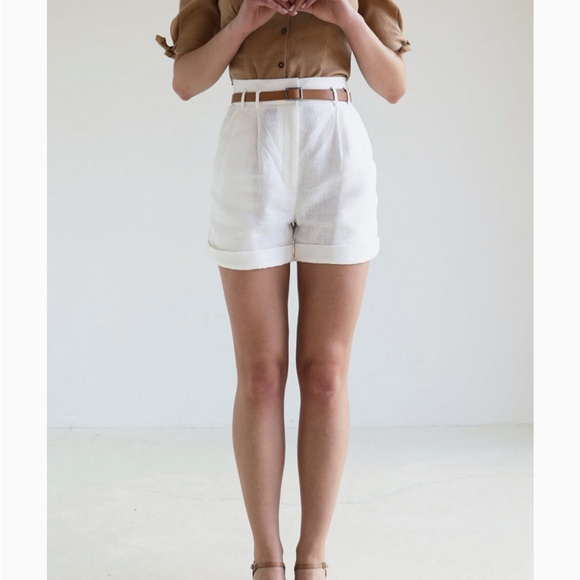 Linen Handmade Studio—Linen Shorts Sydney - Picture 6 of 9